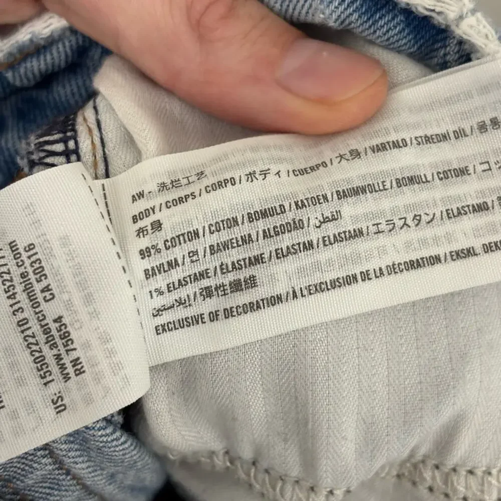 Abercrombie & Fitch 90s Straight Ultra High Rise Jeans - Size 4/27